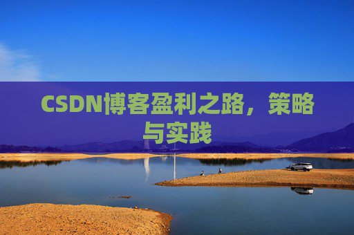 CSDN博客盈利之路，策略与实践